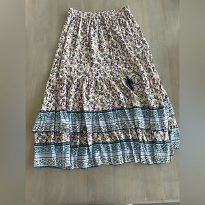 Boho skirt nwot m bunulu